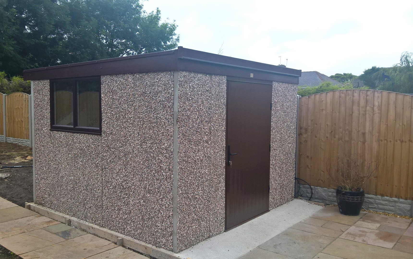 Rosewood Pent Shed