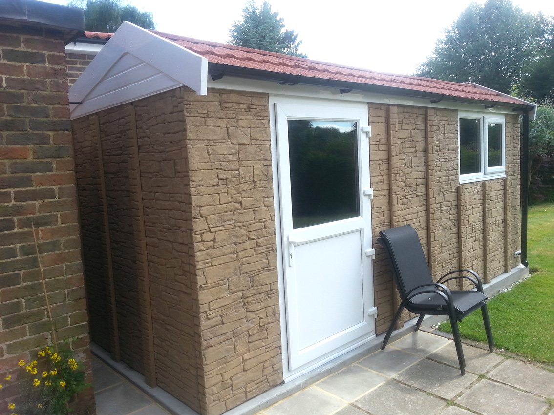 Mansard Shed Cotswold Stone2